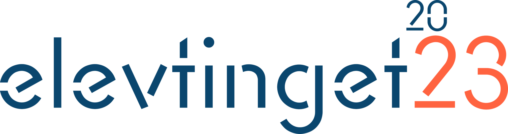 Elevtinget 2023 Logo blårød